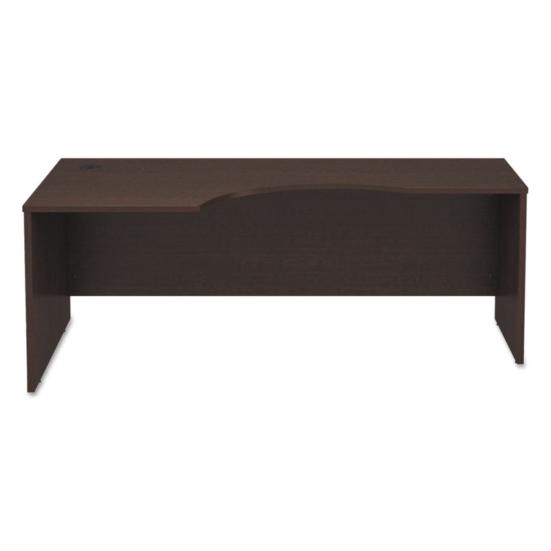 SERIES C COLLECTION 72W LEFT HAND CORNER MODULE, 71.13W X 35.5D X 29.88H, MOCHA CHERRY/GRAPHITE GRAY