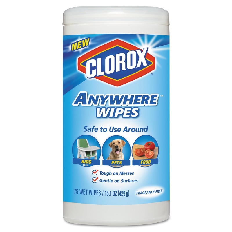 DISINFECTING WIPES, 7 X 8, FRAGRANCE-FREE, 75 WIPES/CANISTER