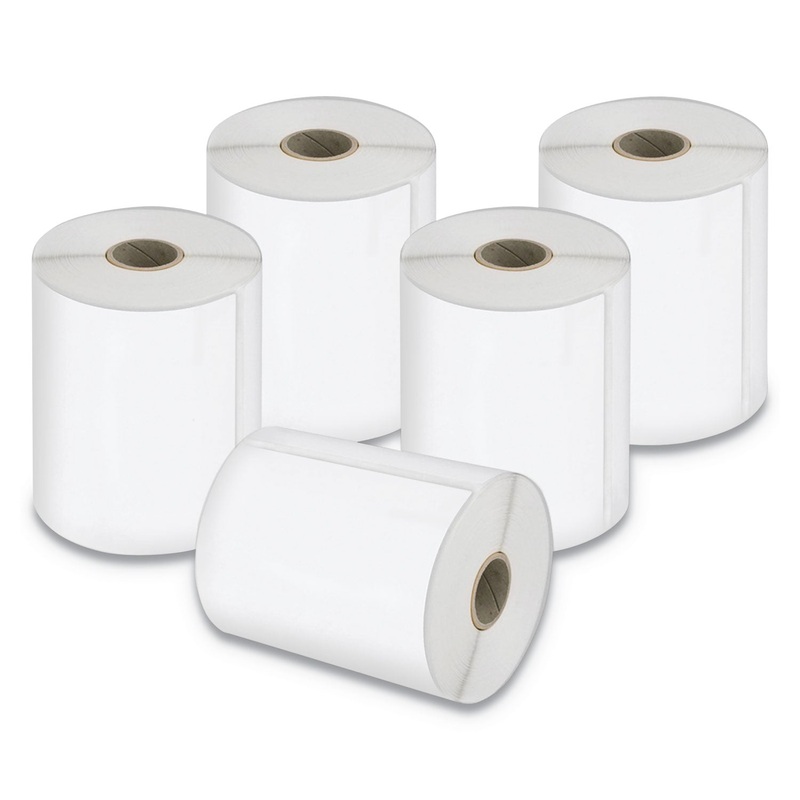 LW EXTRA-LARGE SHIPPING LABELS, 4″ X 6″, WHITE, 220/ROLL, 5 ROLLS/PACK