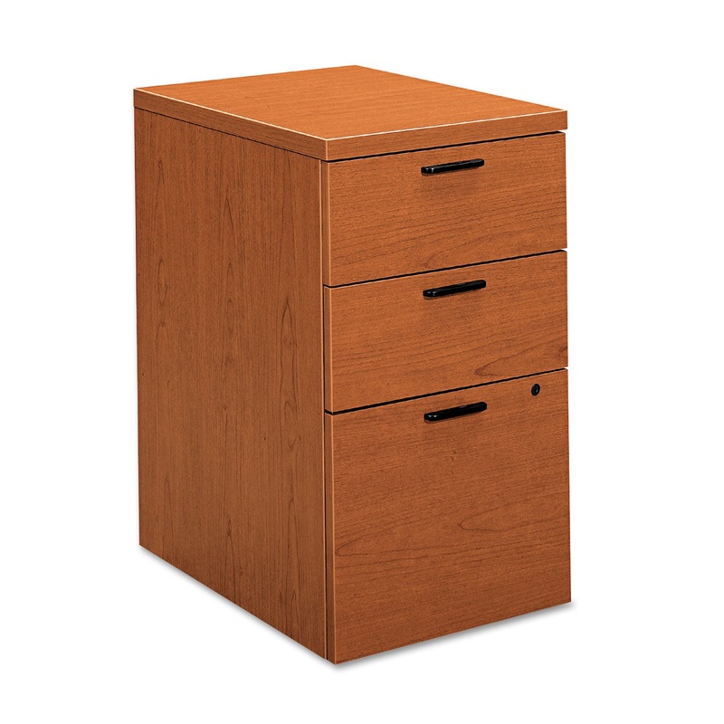 10500 SERIES BOX/BOX/FILE MOBILE PEDESTAL, 15.75W X 22.75D X 28H, BOURBON CHERRY