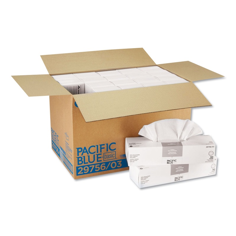 Accuwipe Recycled 1-Ply Delicate Task Wipers,15×16 7/10,white, 14/box, 20 Box/ct