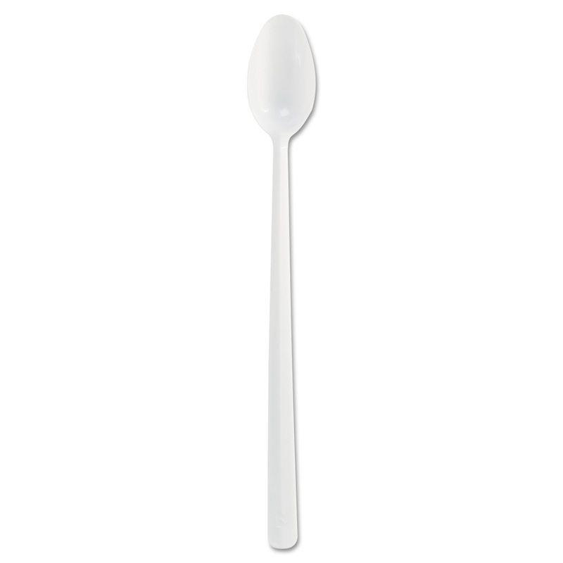 Bonus Polypropylene Utensils, 8″, Spoon, White, 1000/carton