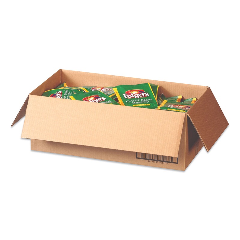 Coffee Filter Packs, Decaffeinated, In-Room Lodging, .6 Oz, 200/carton