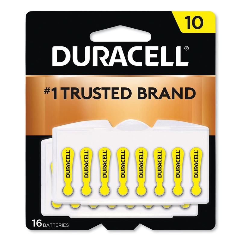 HEARING AID BATTERY, #10, 16/PACK