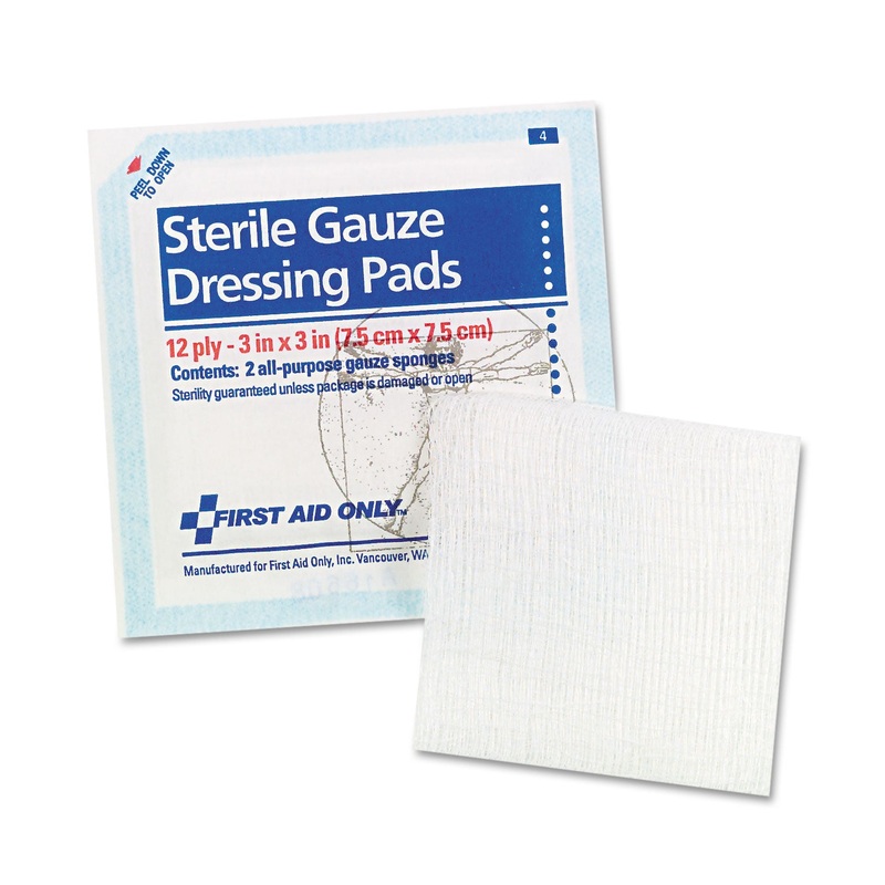 Smartcompliance Gauze Pads, 3″ X 3″, 5/pack