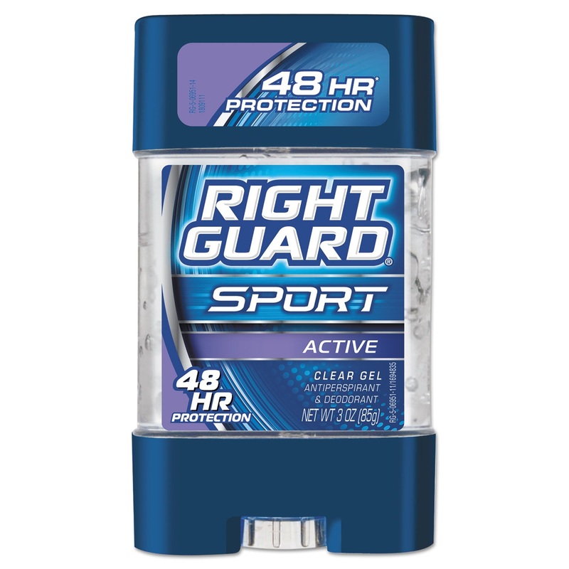 Sport Gel Deodorant, Active Scent, 3 Oz Tube, 12/carton