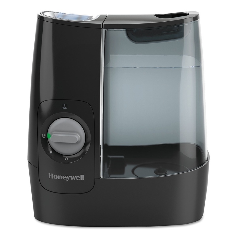 FILTER FREE WARM MIST HUMIDIFIER, 1 GAL, 11.95W X 7.45D X 12.45H, BLACK