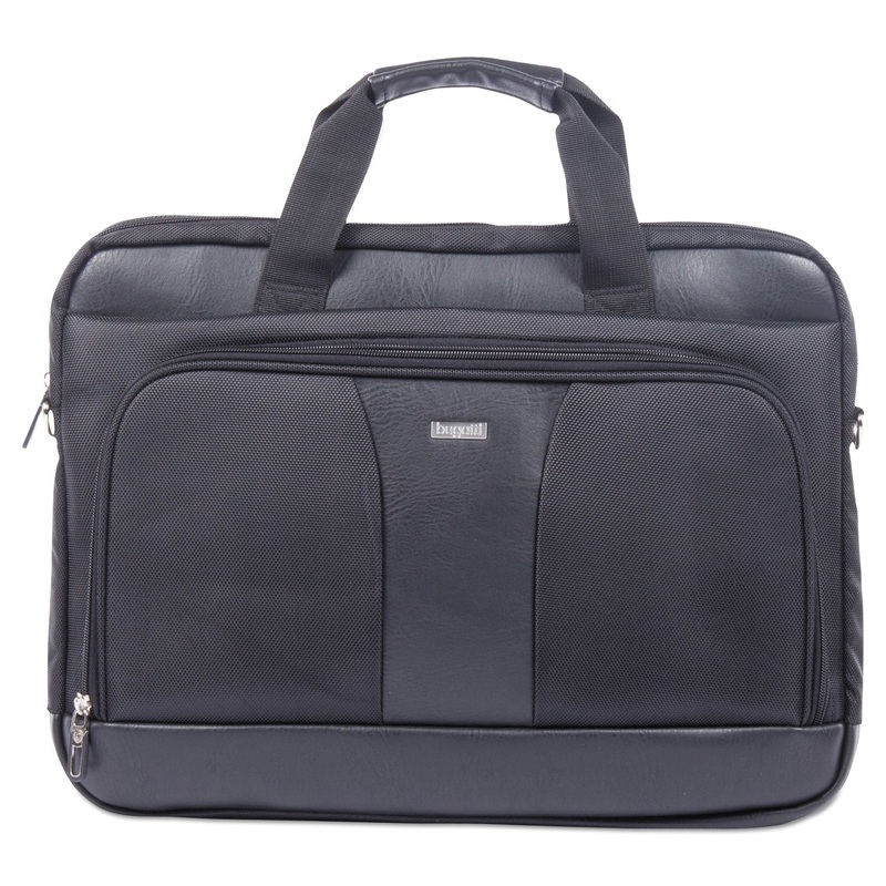 Gregory Executive Briefcase, 18″ X 9″ X 18″, Nylon/synthetic Leather, Black