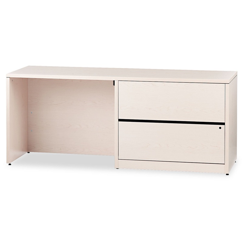 10500 SERIES CREDENZA W/RIGHT LATERAL FILE, 72W X 24D X 29.5H, NATURAL MAPLE