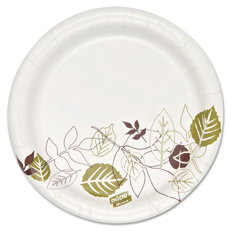 Pathways Soak Proof Shield Heavyweight Paper Plates, 5 7/8″ Dia,1000/carton