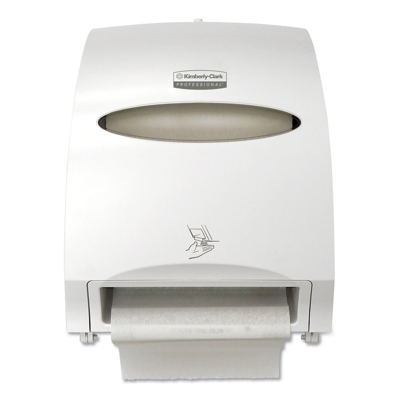 ELECTRONIC TOWEL DISPENSER, 12.7W X 9.572D X 15.761H, WHITE
