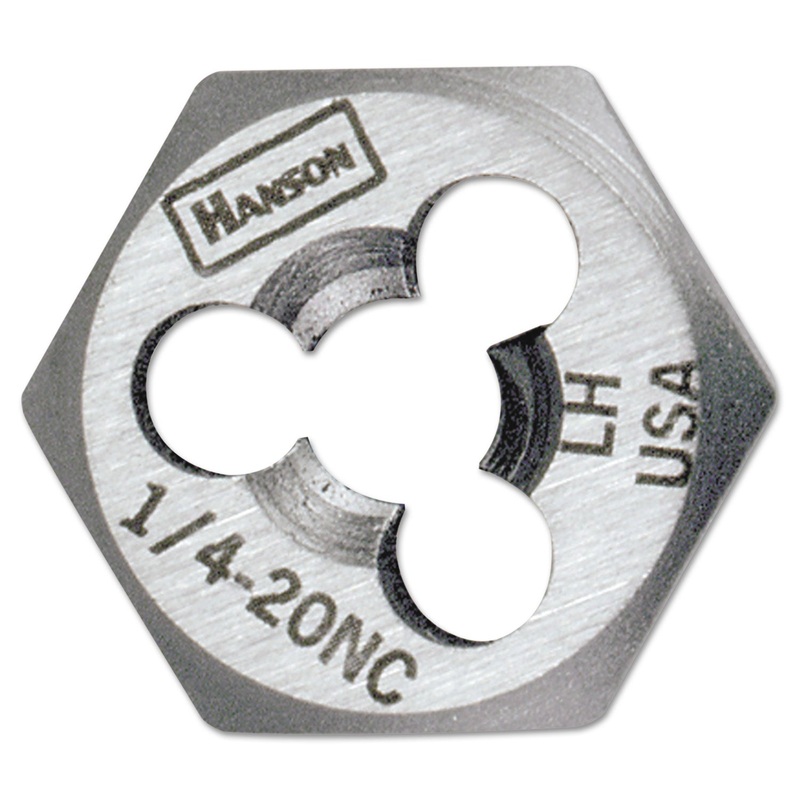 High-Carbon Steel Re-Threading Fractional Hexagon Dies, 3/4″-10