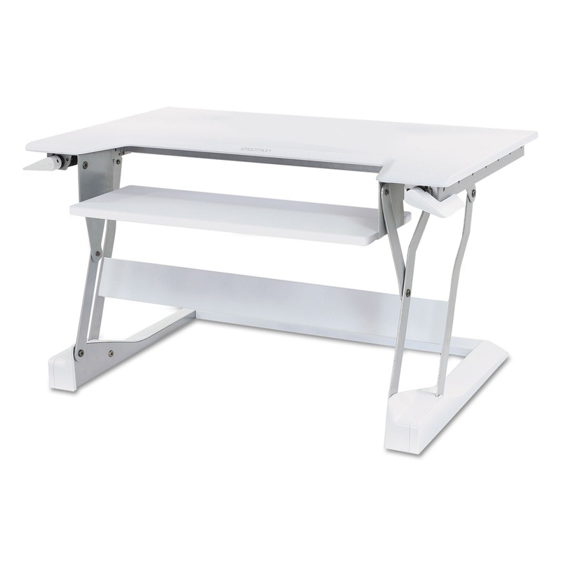 WORKFIT-T DESKTOP SIT-STAND WORKSTATION, 35W X 22D X 20H, WHITE
