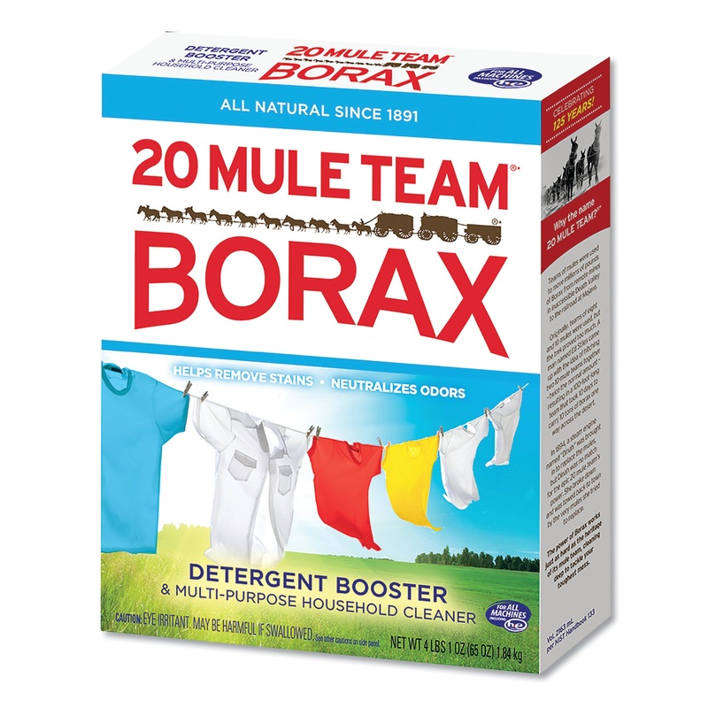 20 Mule Team Borax Laundry Booster, Powder, 4 Lb Box
