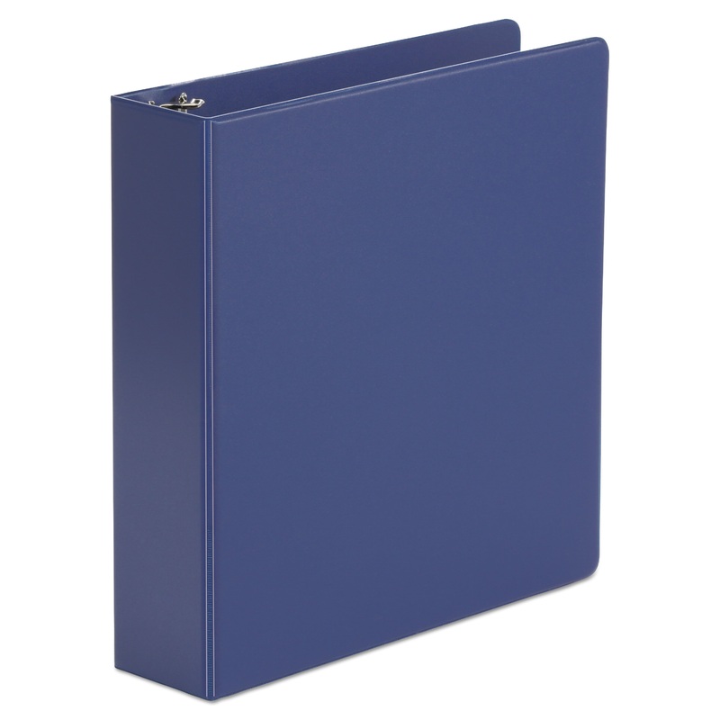 ECONOMY NON-VIEW ROUND RING BINDER, 3 RINGS, 2″ CAPACITY, 11 X 8.5, ROYAL BLUE