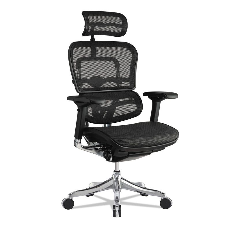 ERGOHUMAN ELITE HIGH-BACK CHAIR, , BLACK SEAT/BLACK BACK, BLACK BASE