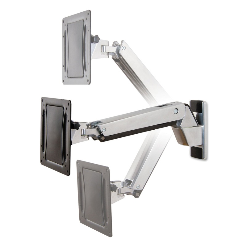 INTERACTIVE ARM, HEAVY-DUTY, 23.63W X 24D X 15.88H, POLISHED ALUMINUM