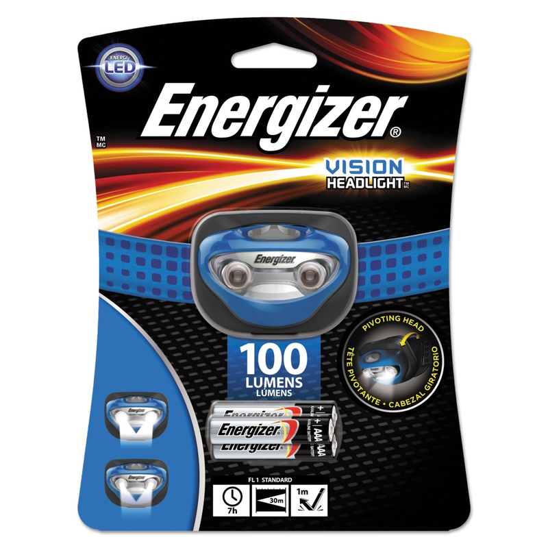 LED HEADLIGHT, 3 AAA BATTERIES (INCLUDED), BLUE