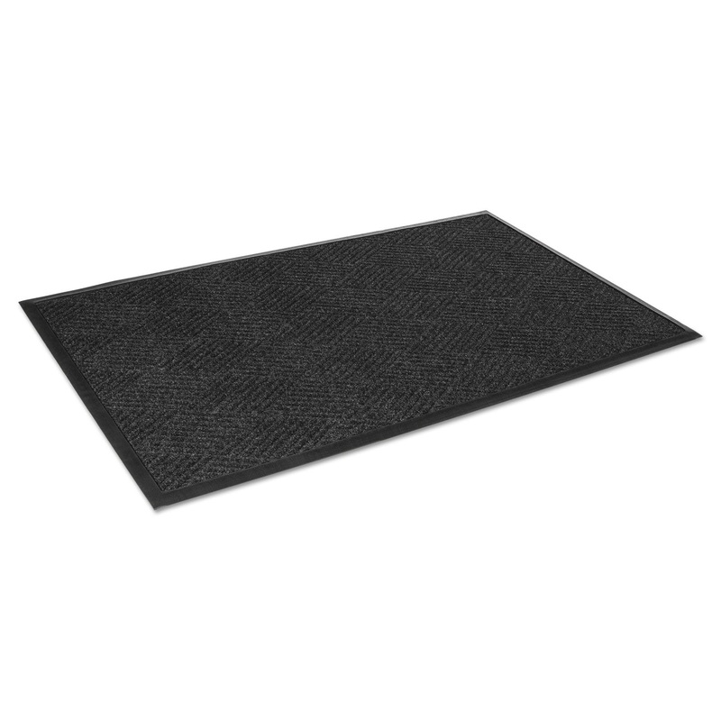Super-Soaker Diamond Mat, Polypropylene, 34 X 58, Charcoal
