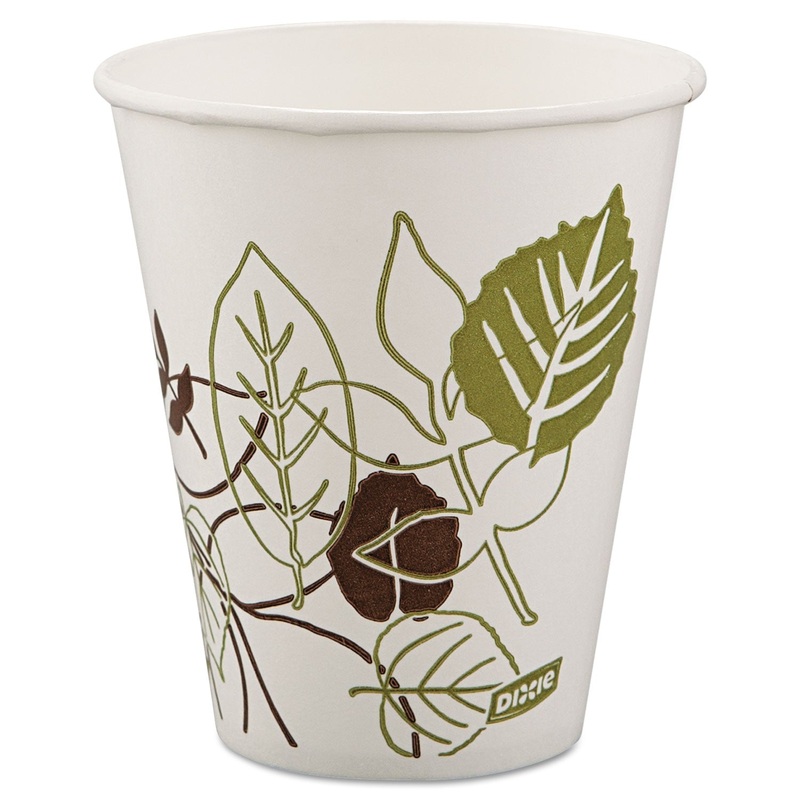 Pathways Polycoated Paper Cold Cups, 12oz, 100/pack