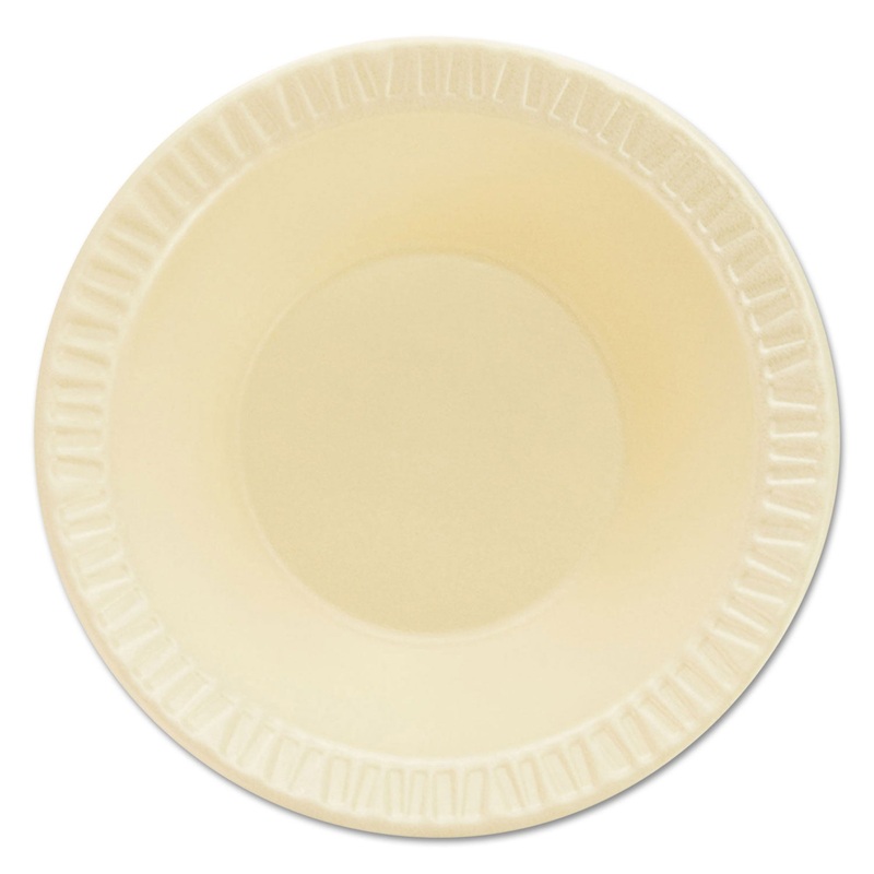 Quiet Classic Laminated Foam Dinnerware, Bowls, 5-6 Oz, Honey, 125/pk, 8 Pk/ct