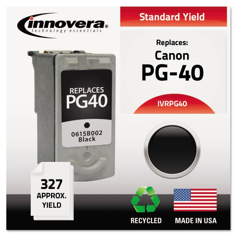 REMANUFACTURED 0615B002 (PG-40) INK, 327 PAGE-YIELD, BLACK