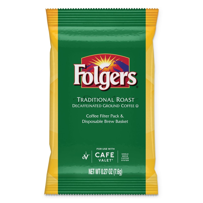 TRADITIONAL ROAST, DECAF, 0.27 OZ PACKET, 96/CARTON