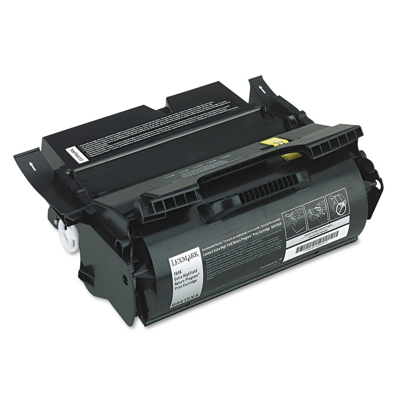 64415XA (T644) RETURN PROGRAM EXTRA HIGH-YIELD TONER, 32000 PAGE-YIELD, BLACK