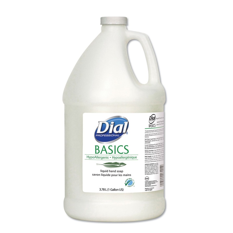 BASICS LIQUID SOAP, FRESH FLORAL, 1 GAL BOTTLE, 4/CARTON