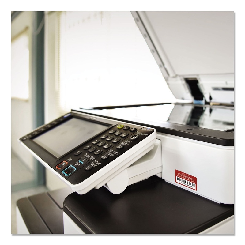 PERMATRACK DESTRUCTIBLE ASSET TAG LABELS, LASER PRINTERS, 0.75 X 1.5, WHITE, 40/SHEET, 8 SHEETS/PACK