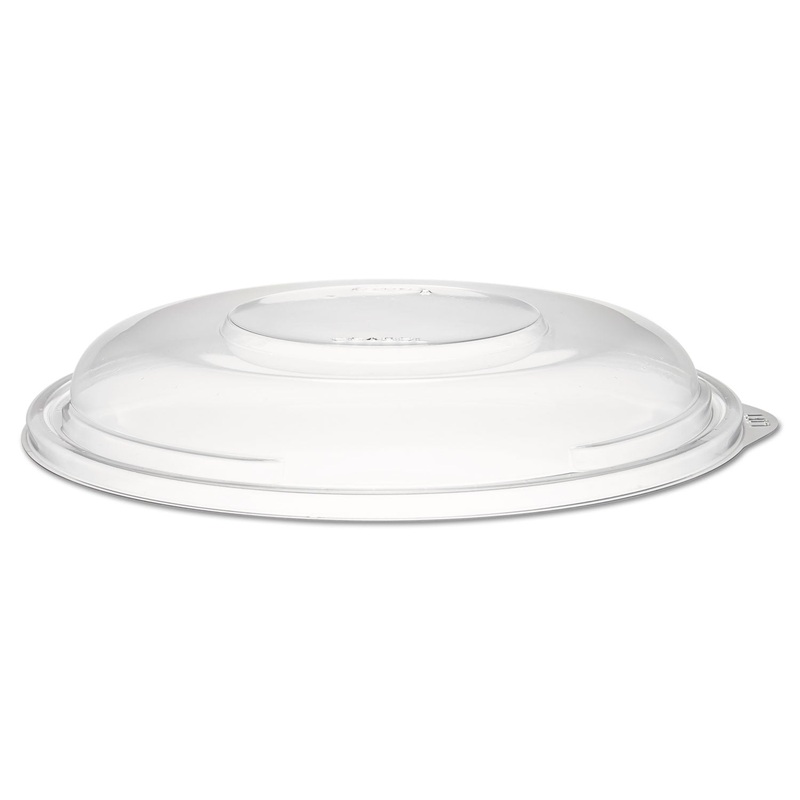 Presentabowls Clear Dome Lids, Plastic, 7 3/10″ Dia, 252 Lids/carton