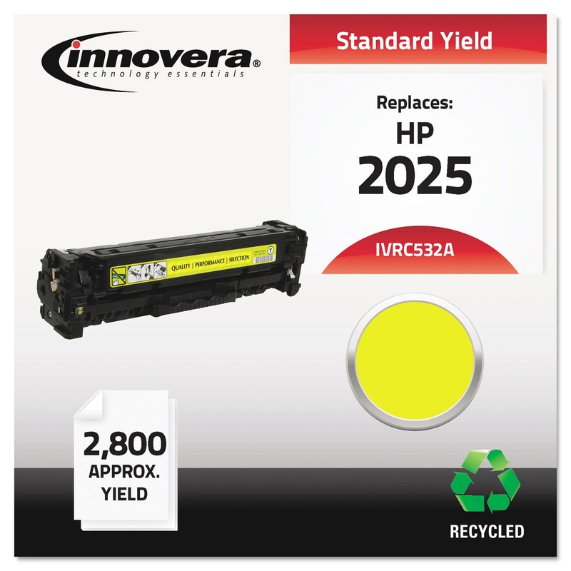 REMANUFACTURED CC532A (304A) TONER, 2800 PAGE-YIELD, YELLOW