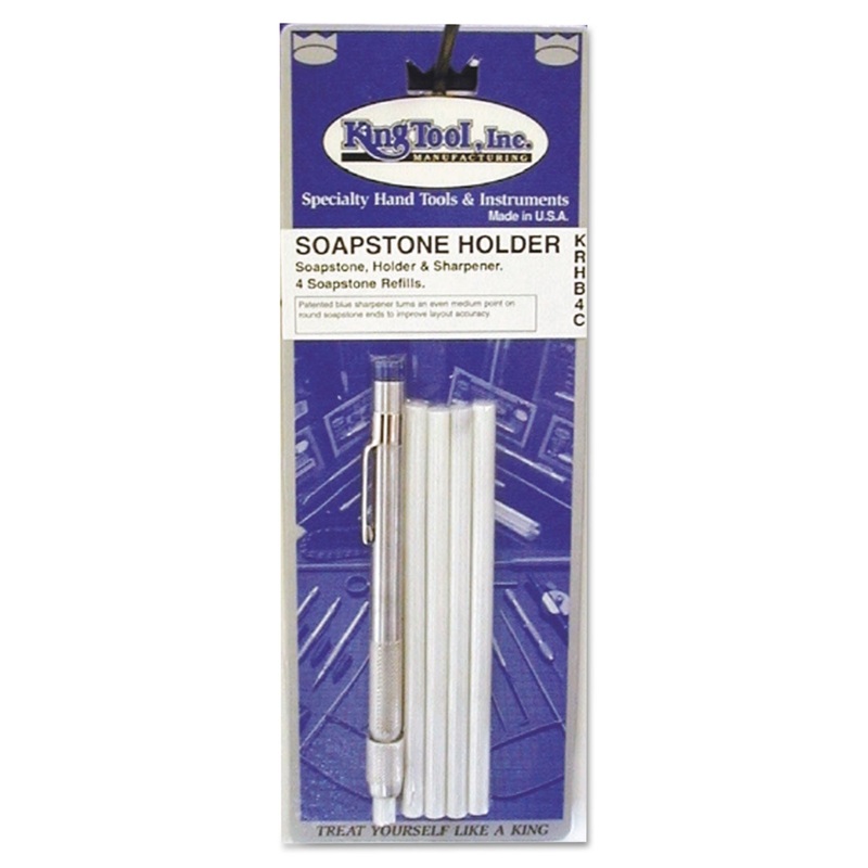 Round Soapstone Holder With Stone