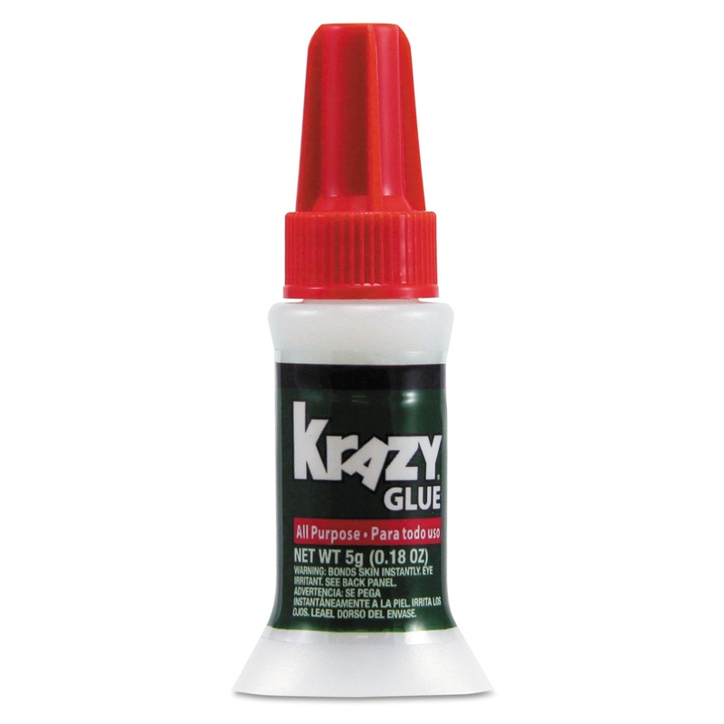 ALL PURPOSE BRUSH-ON KRAZY GLUE, 0.17 OZ, DRIES CLEAR