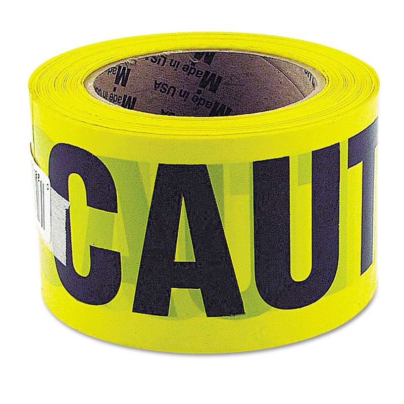 Caution Safety Tape, Non-Adhesive, 3″ X 1000 Ft