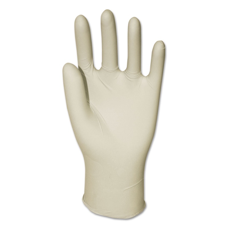 Latex General-Purpose Gloves, Powdered, X-Large, Clear, 4 2/5 Mil, 1000/carton