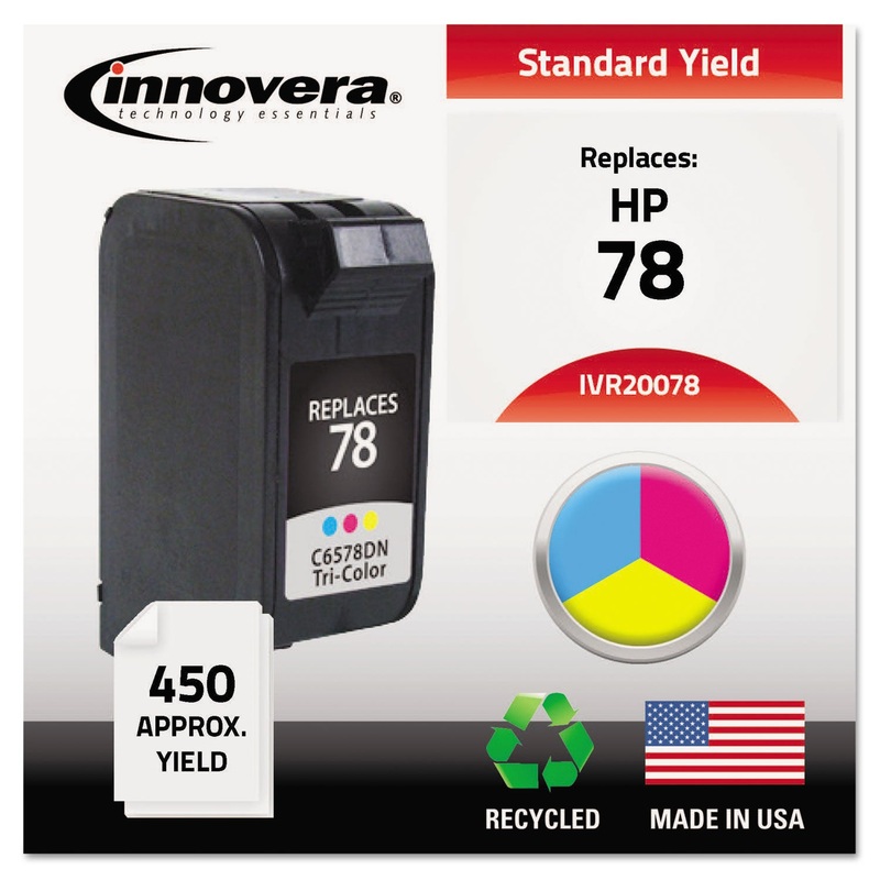 REMANUFACTURED C6578DN (78) INK, 450 PAGE-YIELD, TRI-COLOR