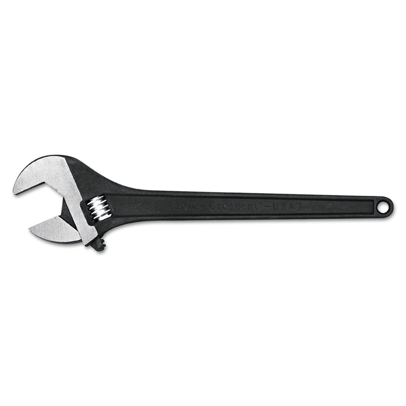 Crescent Adjustable Wrench, 15″ Long, 1 1/2″opening, Black Phosphate Finish