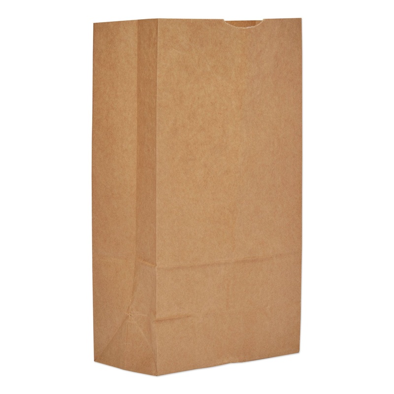 GROCERY PAPER BAGS, 12 LBS CAPACITY, #12, 7.06″W X 4.5″D X 12.75″H, KRAFT, 1,000 BAGS