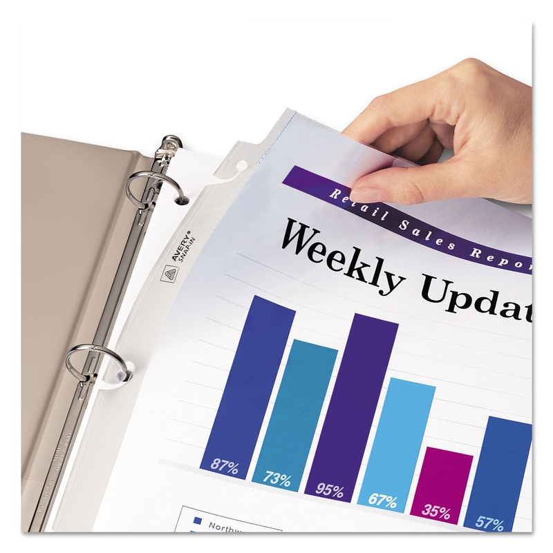 Snap-In Heavyweight Sheet Protector, Letter, Diamond Clear, 50/box