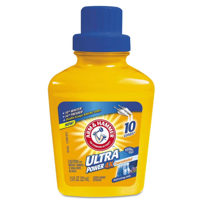 Ultra Power Conc. Liquid Laundry Detergent, Refreshing Falls 7.5oz Bottle, 12/ct