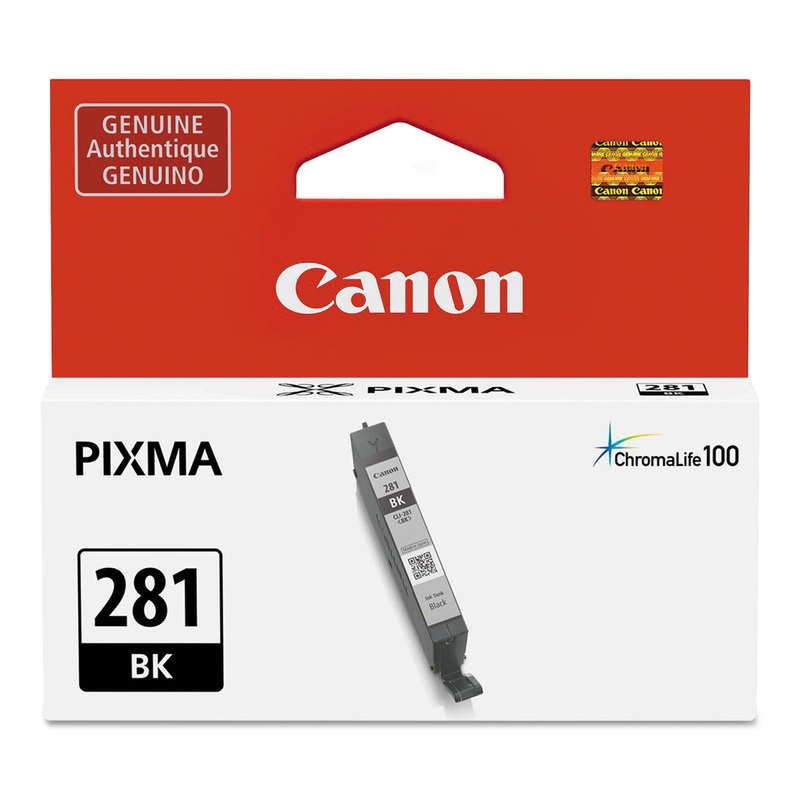 2091C001 (CLI-281) CHROMALIFE100+ INK, 750 PAGE-YIELD, BLACK
