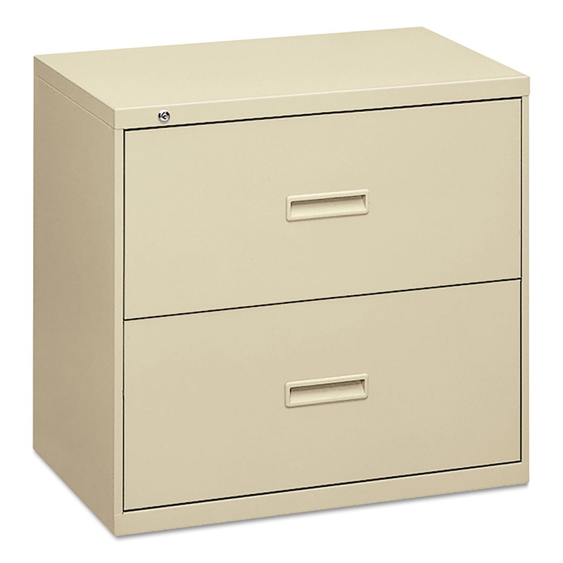 400 SERIES TWO-DRAWER LATERAL FILE, 30W X 18D X 28H, PUTTY