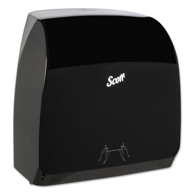 CONTROL SLIMROLL MANUAL TOWEL DISPENSER, 12.63 X 10.2 X 16.13, BLACK
