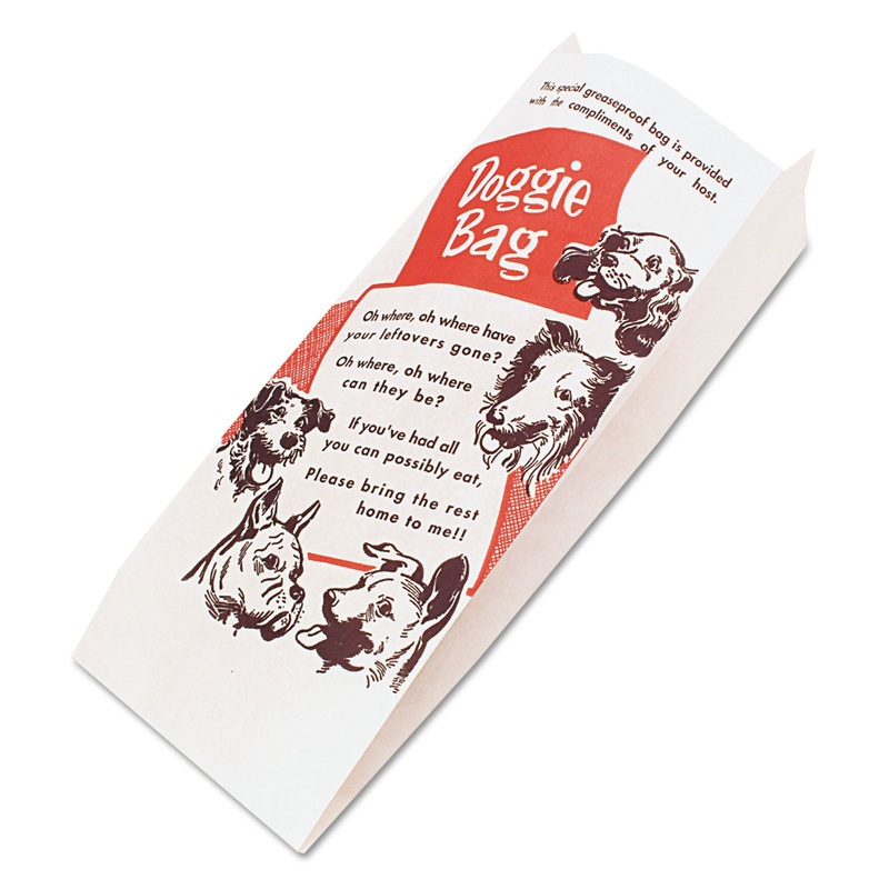 DOGGIE BAG DUPLEX 2PLY, 3″, 4.75″ X 12″, BLUE, RED, WHITE, 500/CARTON