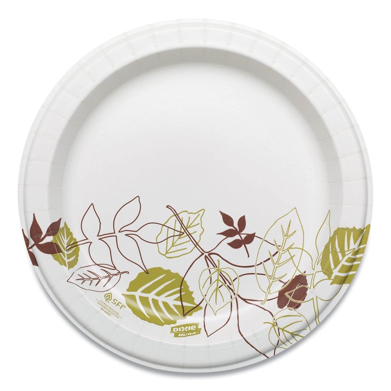 Pathways Soak Proof Shield Heavyweight Paper Plates, Wisesize, 8 1/2″, 500/ctn
