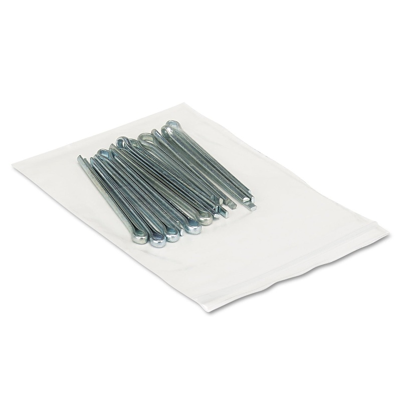 Reclosable Poly Bags, 3 X 4, 2mil, Clear, 1000/carton