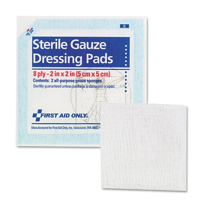 Smartcompliance Gauze Pads, 2″ X 2″, 5/pack