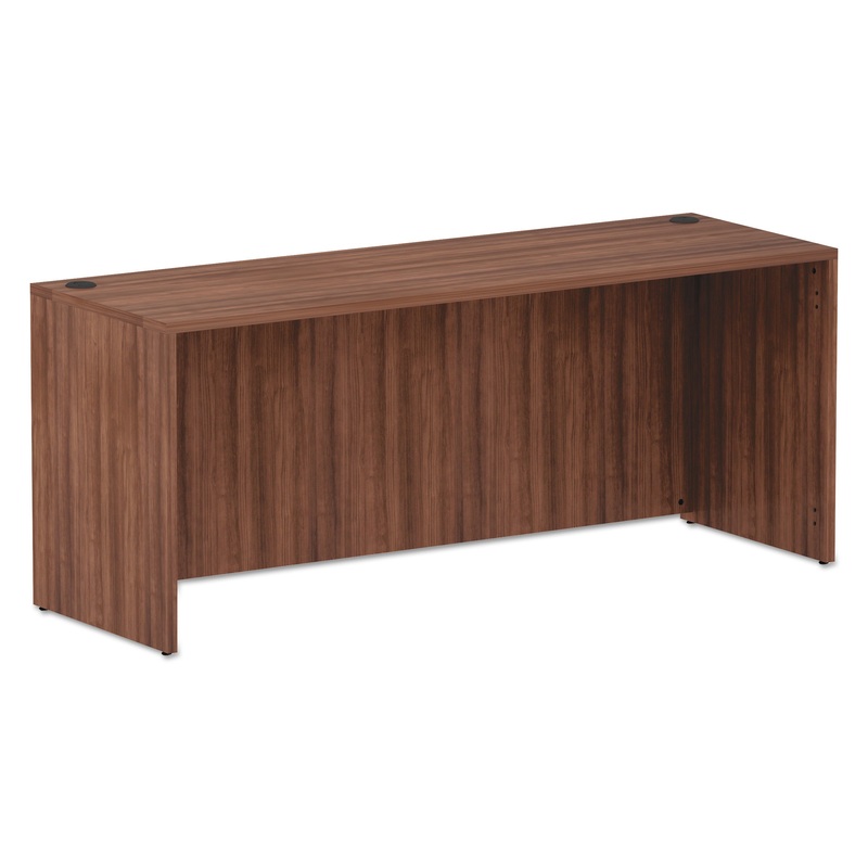 ALERA VALENCIA SERIES CREDENZA SHELL, 70.88W X 23.63D X 29.5H, MODERN WALNUT