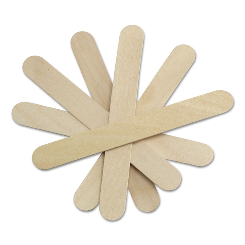 Sterile Tongue Depressors, Wood, 6″ Long, 100/box
